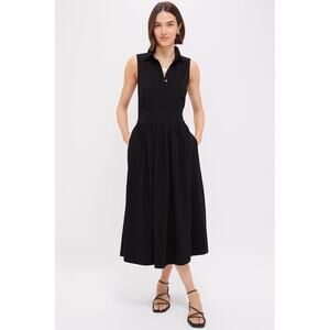 POMANDER PLACE Black Mikaela Midi Dress Size M NWT Retail $148 Tuckernuck
